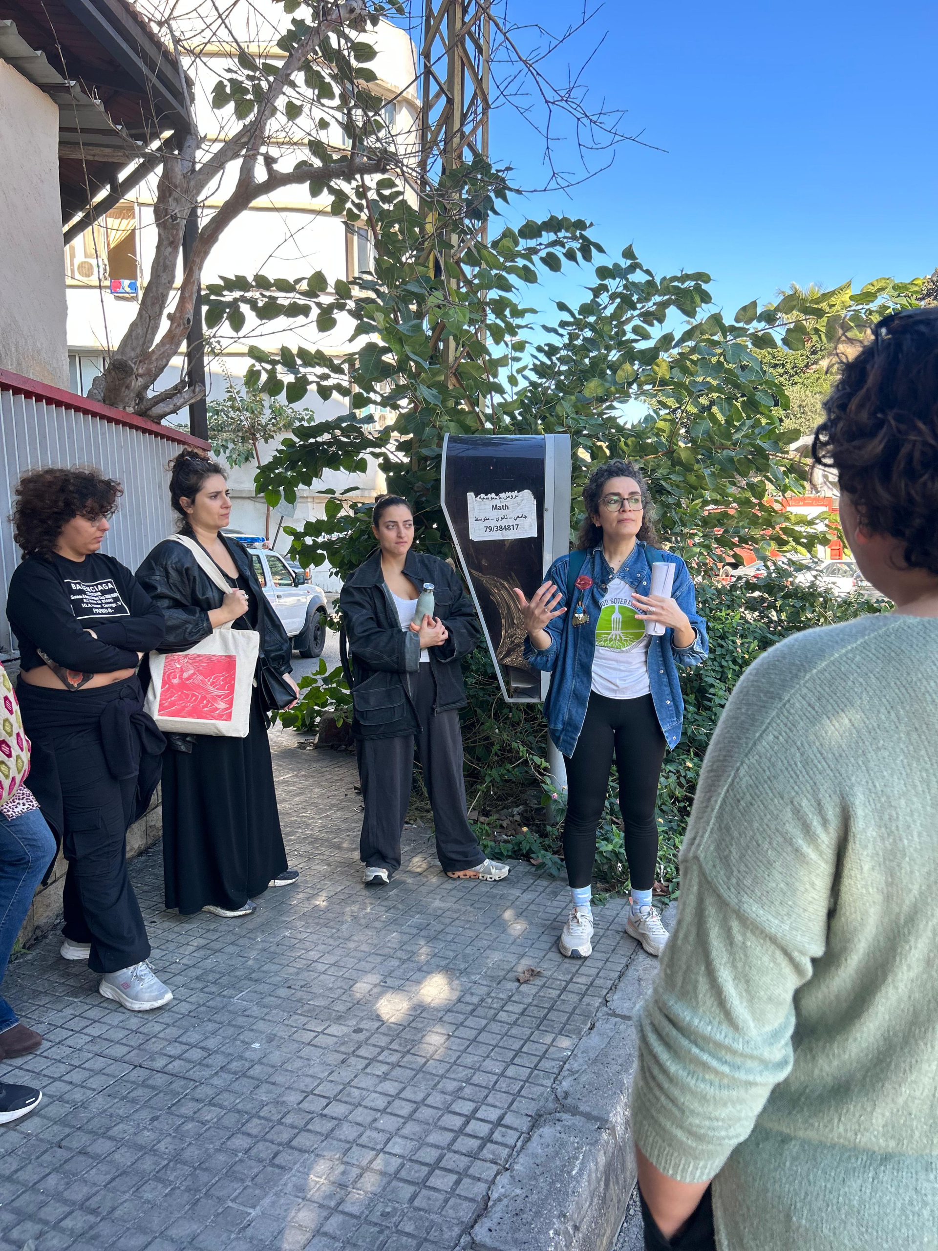 Feminist Walking Tour of Beirut - group 2
